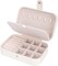 Compact Jewelry Travel Case - Portable Mini Storage Organizer